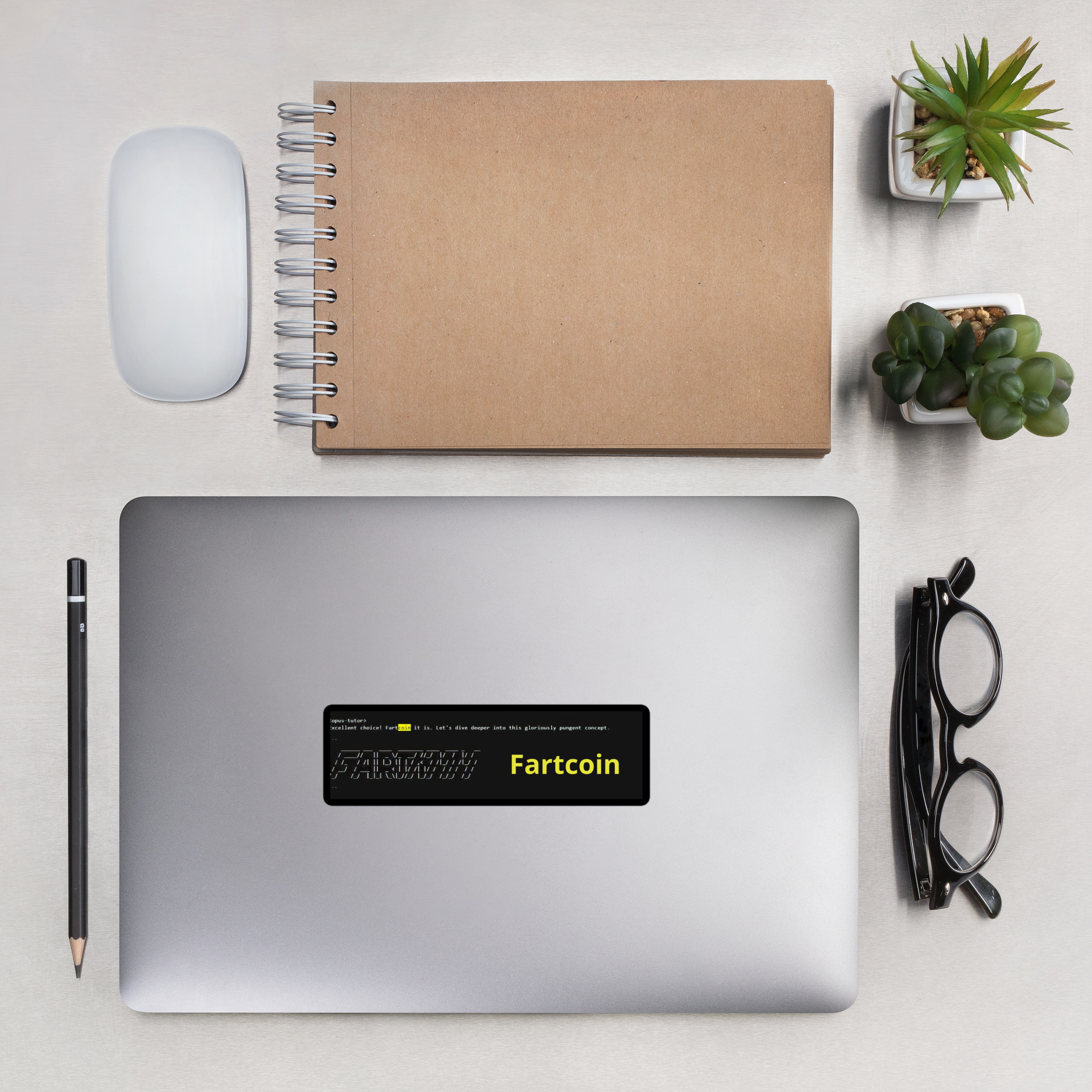 FARTCOIN BUBBLE-FREE STICKERS